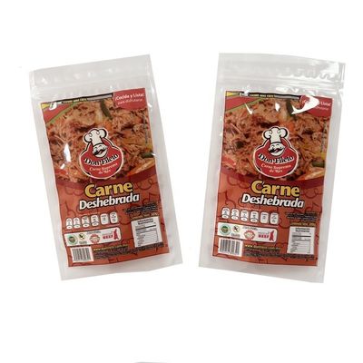 Reutilizzabile Mylar Zip Lock Sacchetti congelati Sacchetto frigorifero piatto Stampa personalizzata del logo