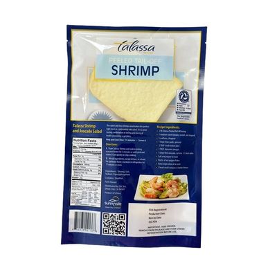 Reutilizzabile Mylar Zip Lock Sacchetti congelati Sacchetto frigorifero piatto Stampa personalizzata del logo