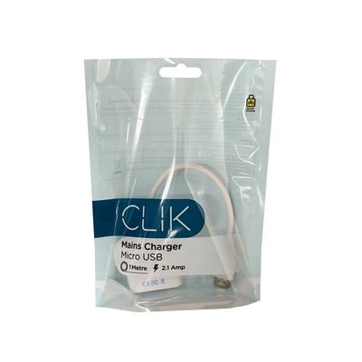 Imballaggio elettronico Sacchetti in plastica a chiusura chiusa a vista realizzati con materiale OPP / CPP