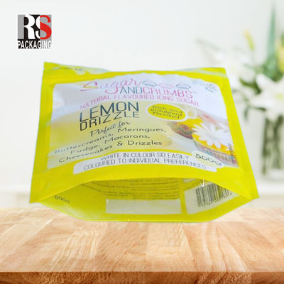Plastico stampato su misura ZipLock Stand Up pouch bag per polvere di torta Matcha Tea Powder