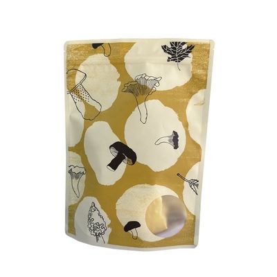 Imballaggio alimentare Zip Lock Laminato Poly Bag Frosted Plastic Resealable Stand Up Pocket Bag