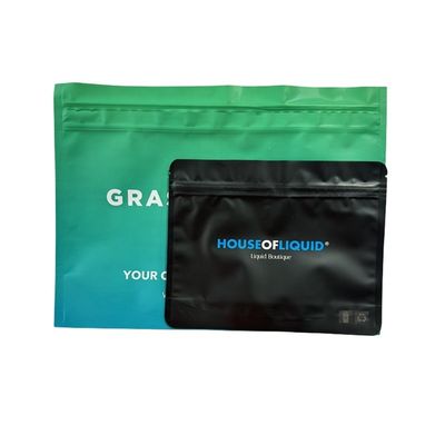 Norme UE Disegno su misura Borsa a foglie di sigaro stampata con imballaggio a ziplock