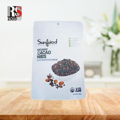 Borsa di cerniera a ripetizione chiudibile per le erbe aromatiche, snack, tè, spezie, alimenti per animali domestici, saponi