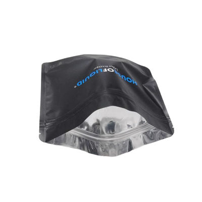Matte Finish Stand Up Zipper Bag Aluminium Foil Doypack Stand Up Bag per snack