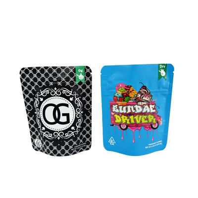 Fogli d'alluminio opaco di plastica Stand Up Zipper Bag Food Compostable Stand Up Bag