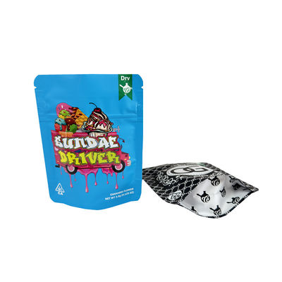 Fogli d'alluminio opaco di plastica Stand Up Zipper Bag Food Compostable Stand Up Bag