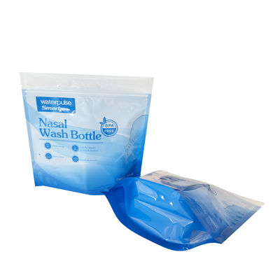 Baglioni Mylar con sigillo a zip pieghevole e riapportabile con stampa del logo del sigillo termico della finestra ghiacciata