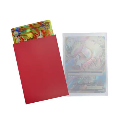 OEM Stile Maniche di carte 1000Pcs Maniche di carte Matte Gioco Cartolina di trading Imballaggio Stand Up Pocket Printer