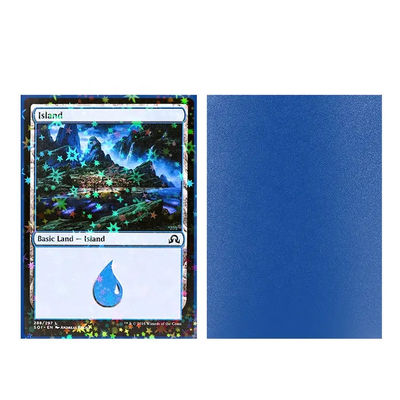 Galaxy Effects Hologram Mtg Standard Size Non Rub Off Matte Back Maniche di schede olografiche