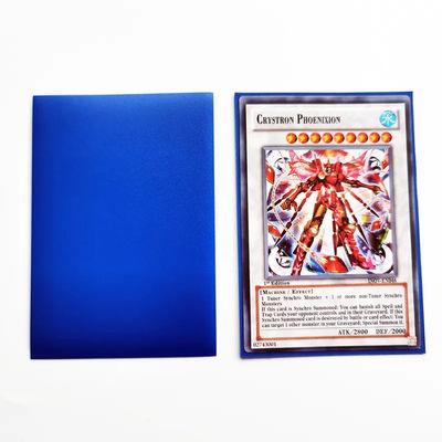 66x91 mm Premium PP Yu-Gi-Oh Trading Maniche di carte multicolori Maniche trasparenti Matte Gioco Yugioh Cartoline Maniche di plastica