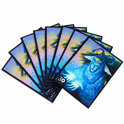 Personalizzato Super Flat Silver Interior Card Sleeves Protector HD CMYK Art Stampato