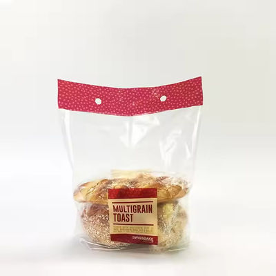 Sacchetti per pane a soffietto in CPP e BOPP, sacchetti per panetteria a soffietto in plastica per alimenti e verdure