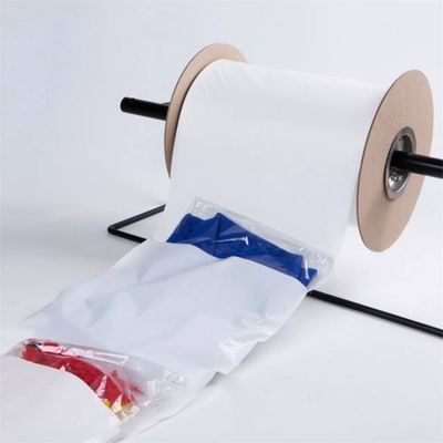 Sacchetti poliesterici per imballaggio a rullo auto-riempiti in LDPE trasparente su misura