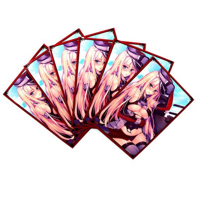 Maniche per carte artistiche stampate personalizzate per Yugioh MTG TCG Holografiche animate personalizzate per giochi da tavolo di carte collezionabili