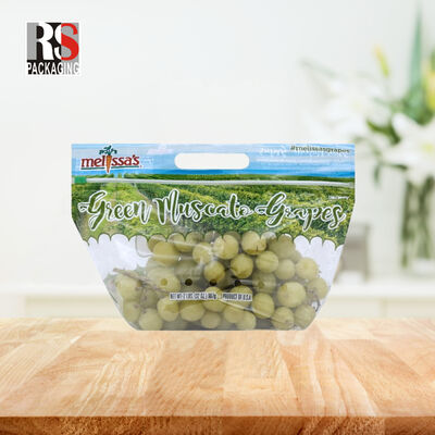 Sacchetti di imballaggio di frutta e verdura fresca con chiusura a cerniera