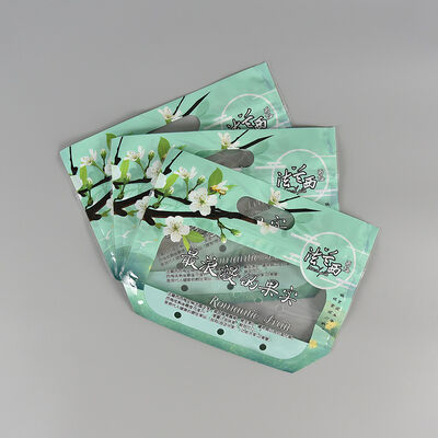 Sacchetti di plastica trasparenti richiudibili con stampa personalizzata per verdura, per alimenti, con chiusura a zip, per confezionamento di frutta fresca