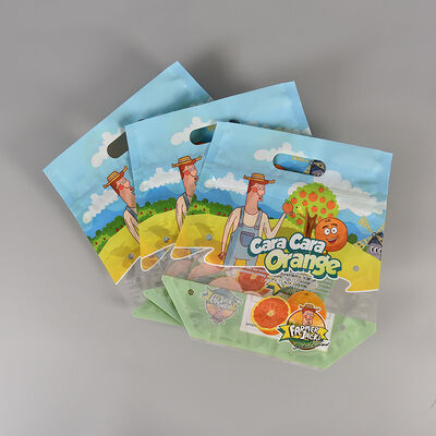 Sacchetti di plastica trasparenti richiudibili con stampa personalizzata per verdura, per alimenti, con chiusura a zip, per confezionamento di frutta fresca