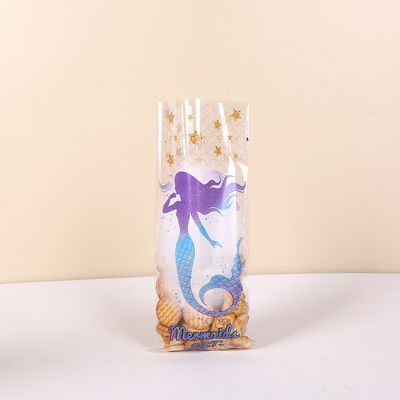 Trattamento di design unico su misura Festa di Natale Halloween Partita di violoncello Sacchetti di plastica per decorazioni e deposito