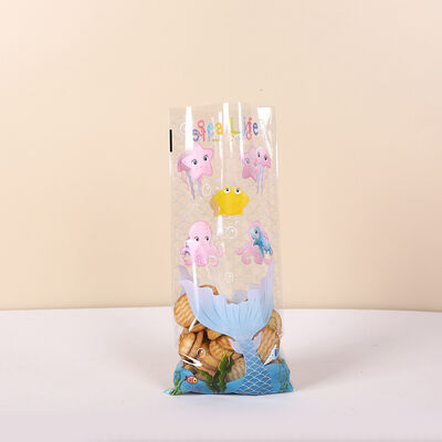 Trattamento di design unico su misura Festa di Natale Halloween Partita di violoncello Sacchetti di plastica per decorazioni e deposito