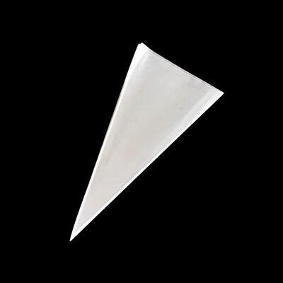 Cello Cellophane Candy Cone Bag Special Shape Popcorn Bag Triangolo Sacchetto di pasticceria in plastica trasparente