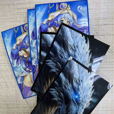 60PCS Art Anime Card Sleeves PKM Shield Board Game Trading Cards Protective Sleeves Standard Dimensioni 67x92cm