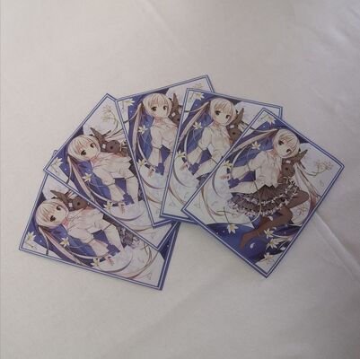 Manichette personalizzate stampate per carte anime, accessorio per giochi di carte, manichette per carte con arte personalizzata