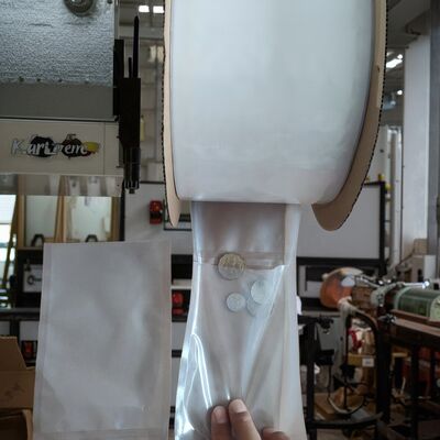 Sacchetti in polietilene preaperti riciclabili termosaldabili su misura per imballaggio automatico