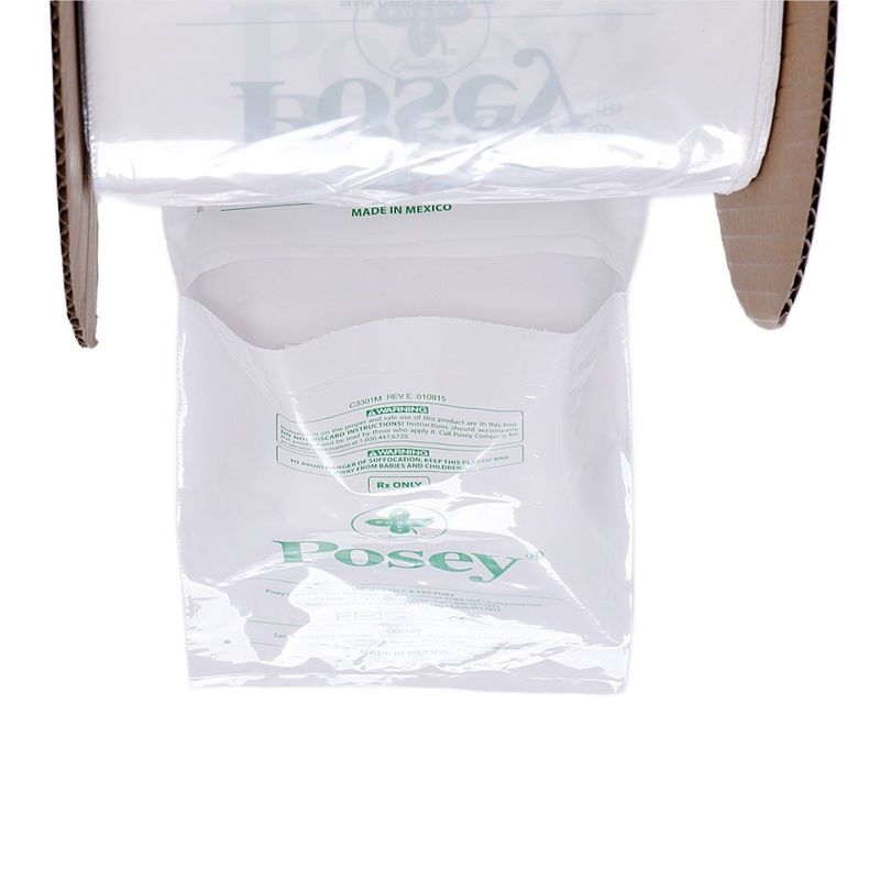 LDPE sacchetti in plastica trasparente pre-aperto polibags su un rotolo lato Gusset auto sacchetto per vestiti