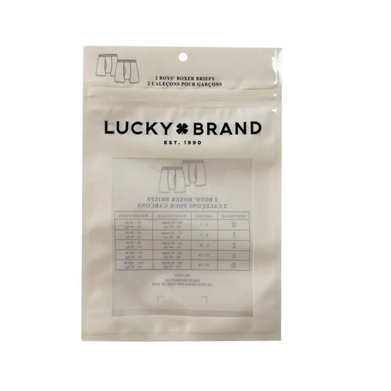 PET / CPP Custom stampato sacchetti zip lock sacchetti di imballaggio in plastica per abbigliamento scarpe