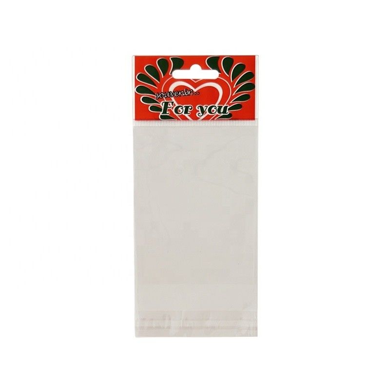 Bopp Clear Self Sealing Cellophane Bags Personalizzate Per Cartoline regalo E Imballaggi per giocattoli