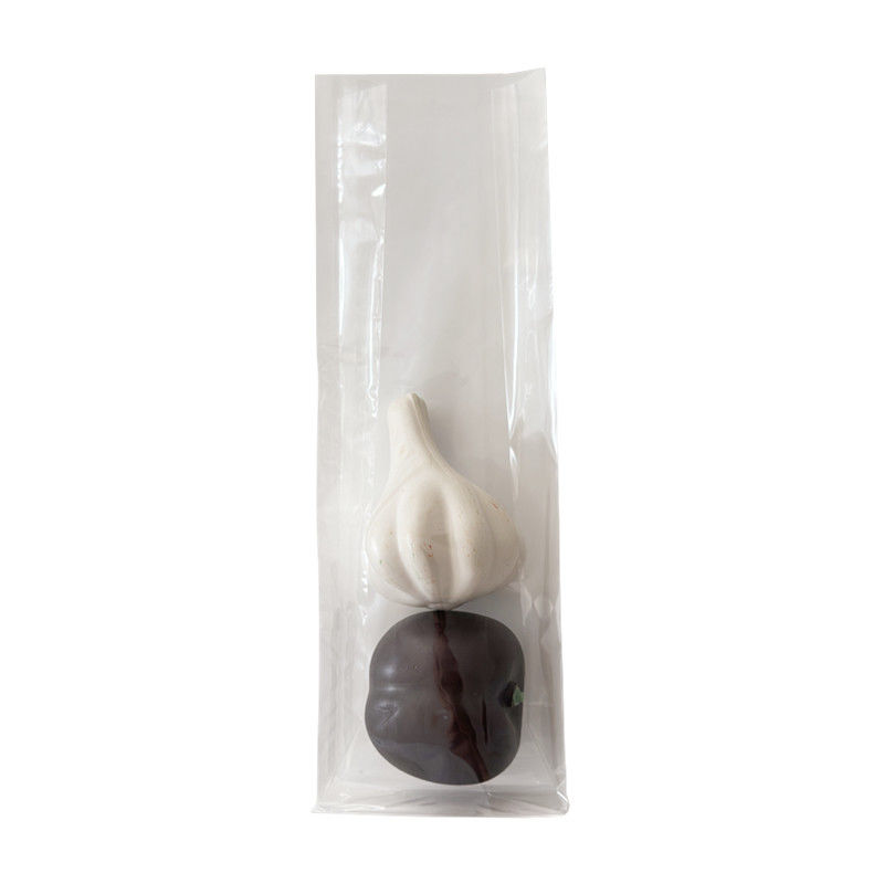 Borse di cellophane a fondo piatto a misura per dolci
