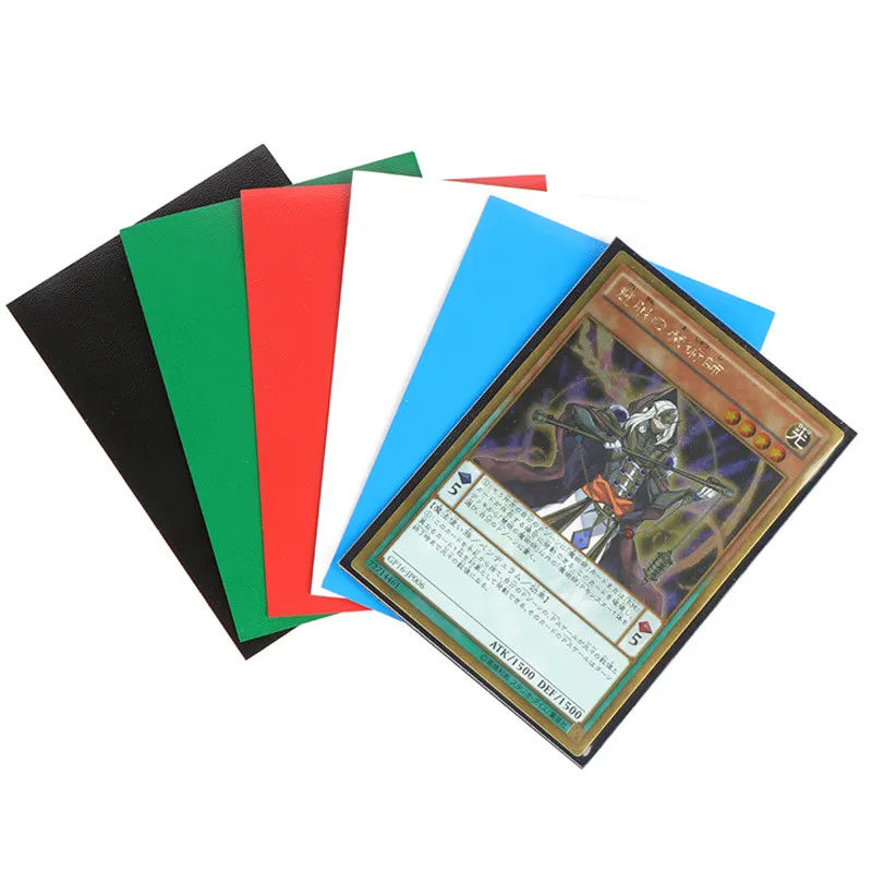 Maniche di carte matte Maniche di carte da gioco di plastica Maniche protettive per carte da baseball MTG Maniche
