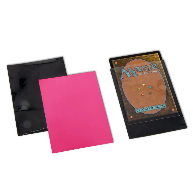 Al dettaglio dimensioni personalizzate cartone colorato scatola protettore di plastica maniche da gioco