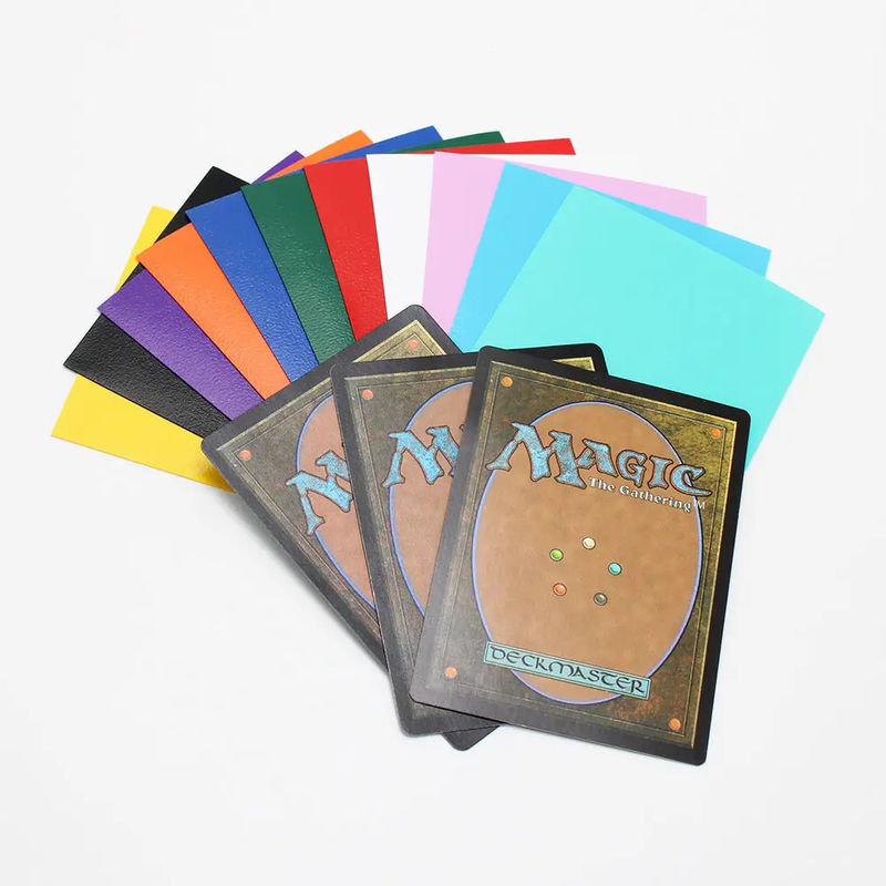 Manica di cartone matto colorato 16 colori taglio costante Mtg TCG CCG Yugioh PP carta fotografica materiale