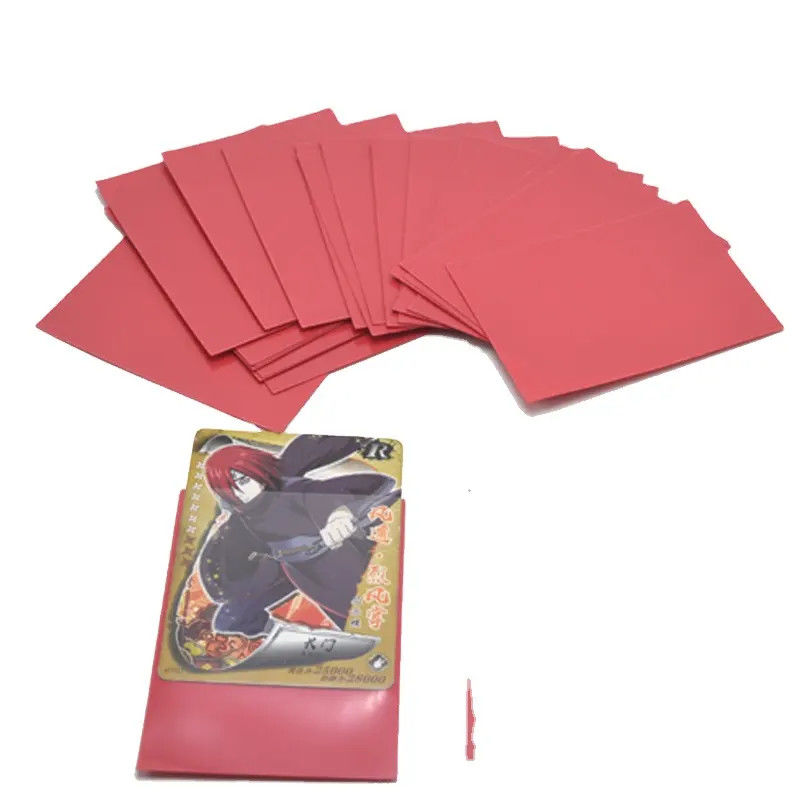 Logo personalizzato ODM trasparente morbido di plastica Trading Game Card Protector maniche per Anime Yugioh Mtg Tcg