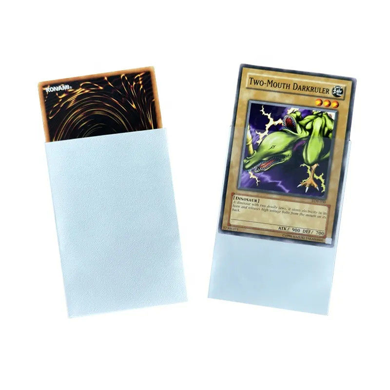 Pure White Premium TCG Card Sleeves Dragon Shield Sleeve di supporto per carte di mazzo Protector