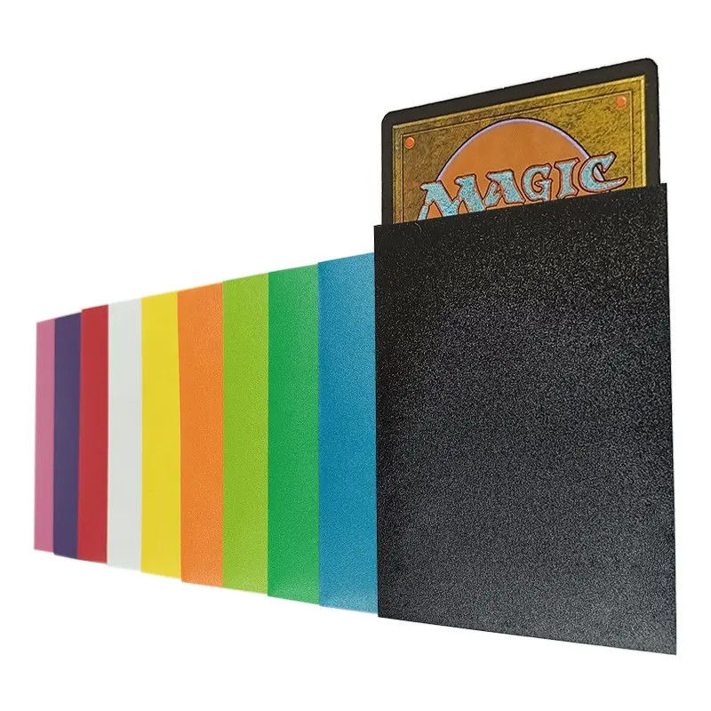 Confezione di 50 nuovi manicotti di carte di scambio MTG di taglio coerente di qualità superiore di dimensioni standard 66x91