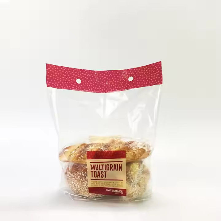 Sacchetti per pane a soffietto in CPP e BOPP, sacchetti per panetteria a soffietto in plastica per alimenti e verdure