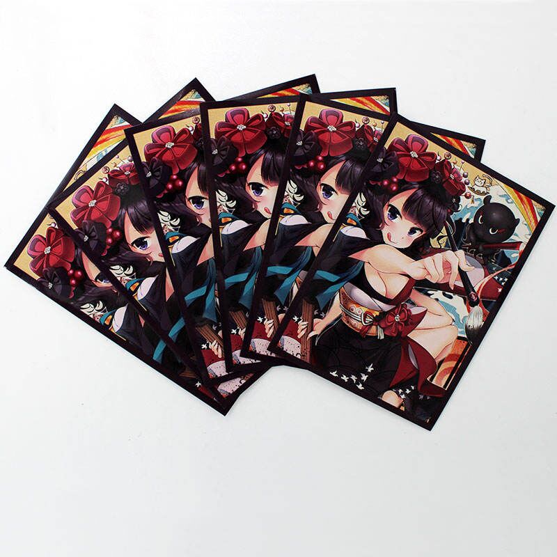 Anime private, maniche di carte stampate per Yugioh e MTG, maniche di carte da gioco